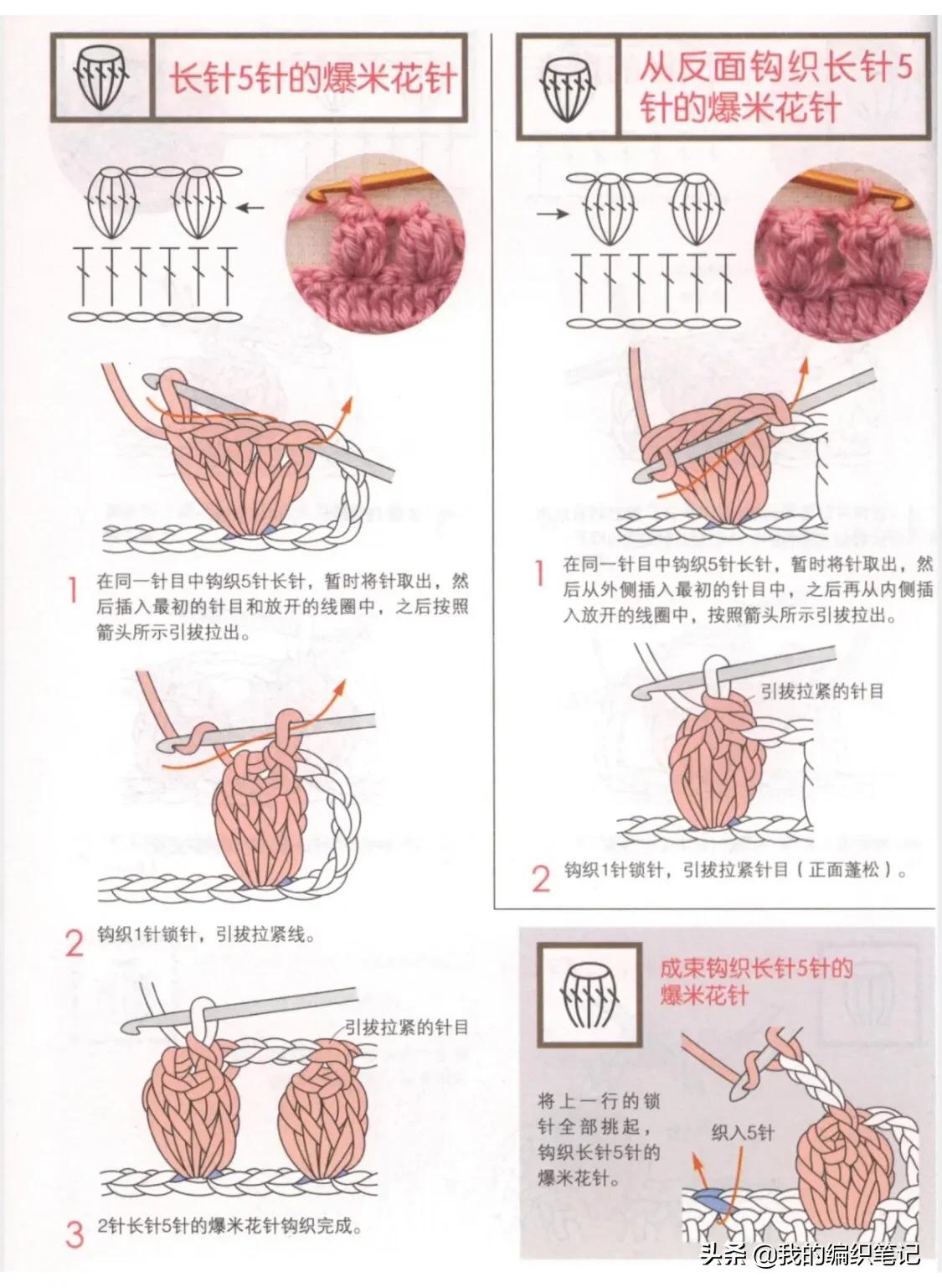 钩针编织基础教程新手入门,钩针编织零基础入门新手图解教程
