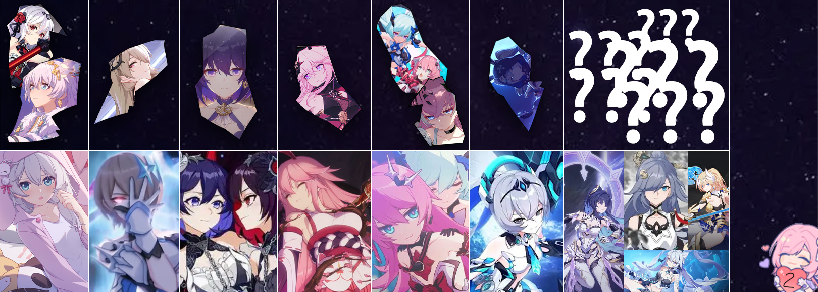 崩坏三主线舰长,崩坏三二十七位女武神向舰长告白