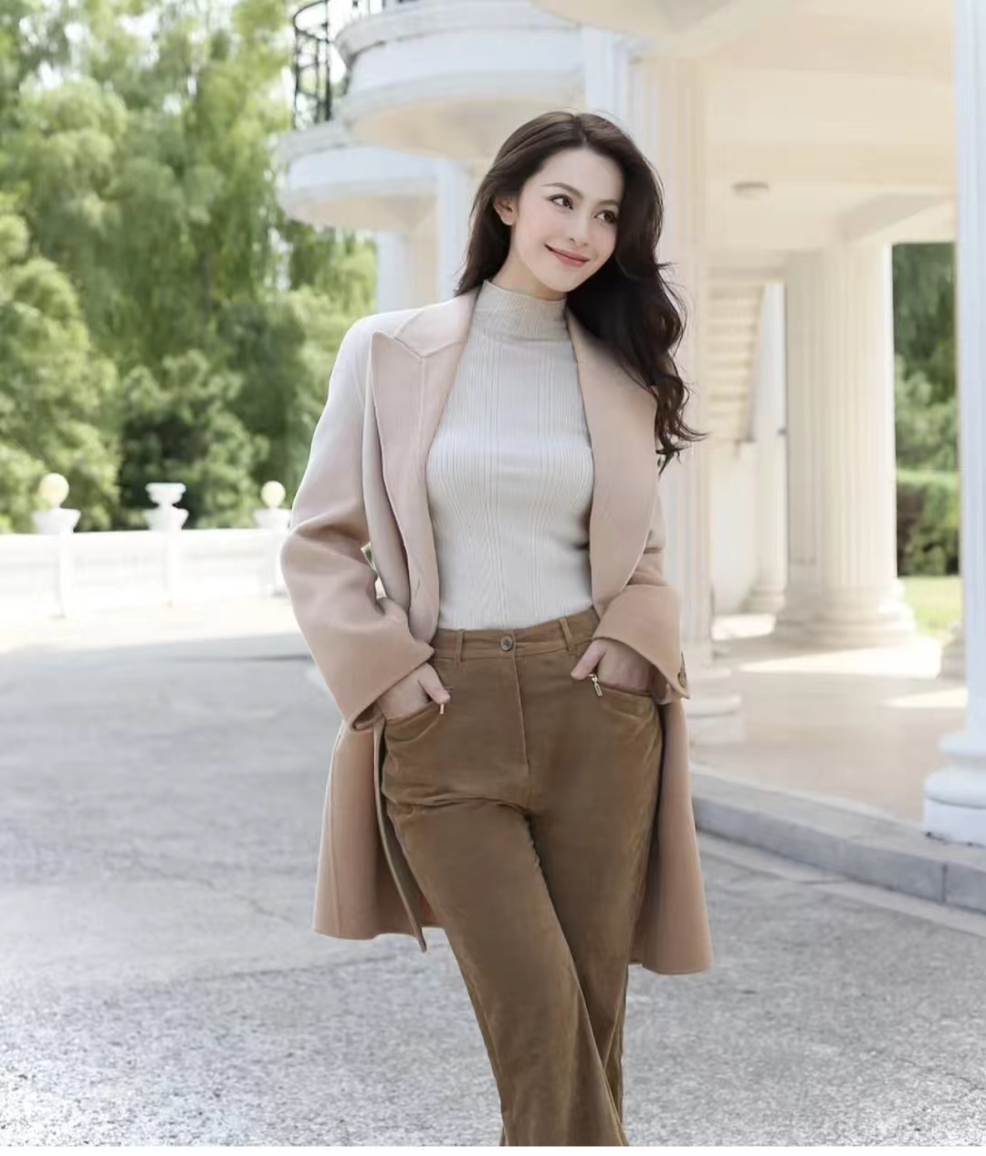 40到50岁秋冬高档女装连衣裙,秋冬搭配简约高级30岁到40岁