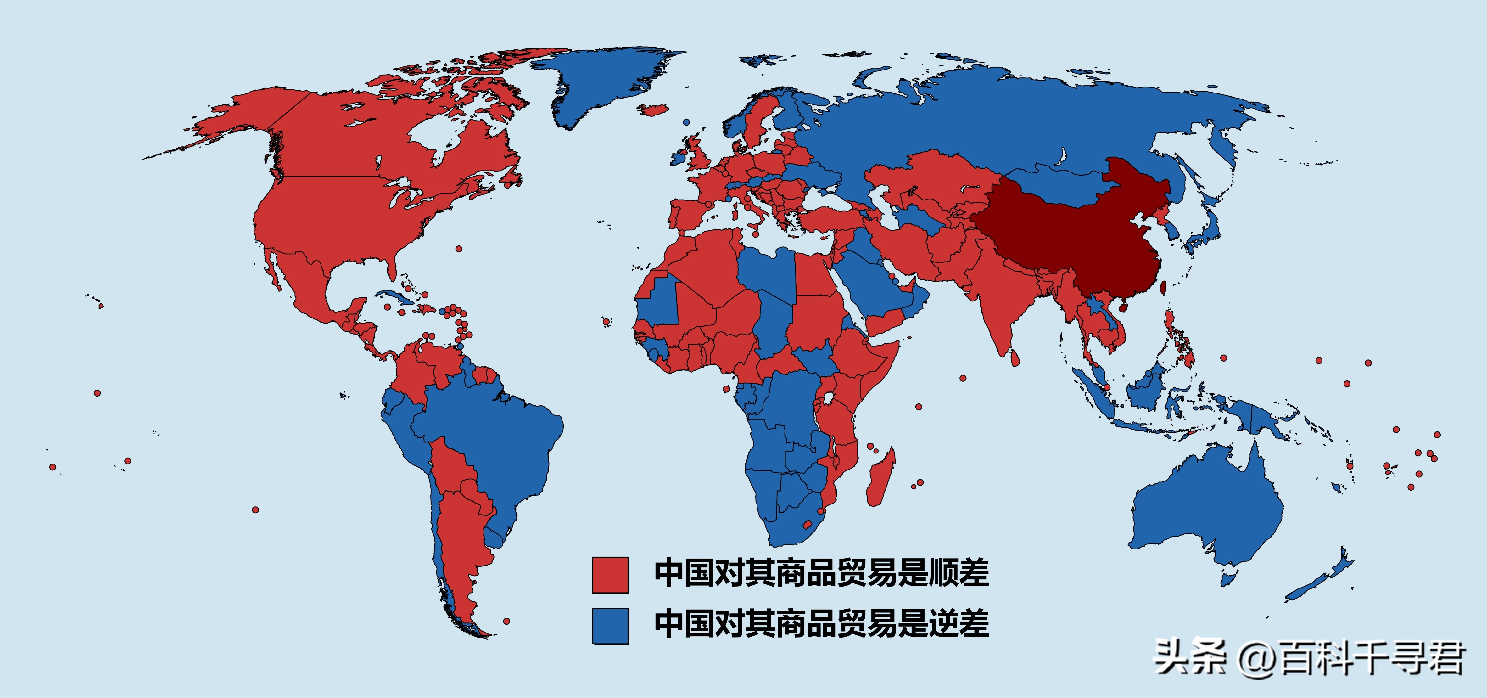 中国贸易顺差对于国外的影响,中国对各国贸易顺差排名