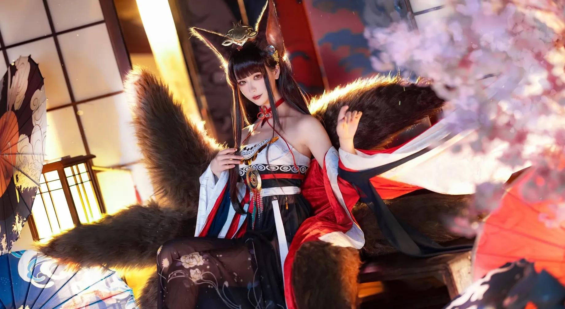 苏橙cos碧蓝航线,碧蓝航线赤城和加贺cos