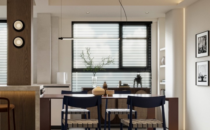 一米阳光门窗设计方案,清爽的家装设计