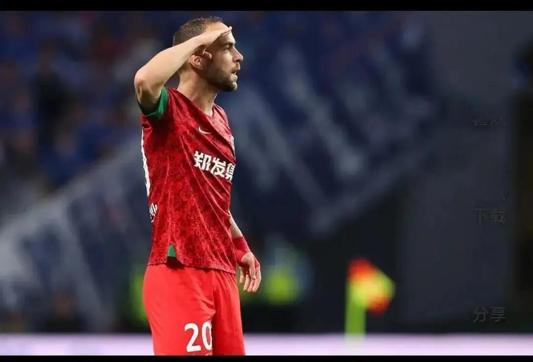 “外国版肖智”科维奇，第二个在航体敬礼的河南队战神！