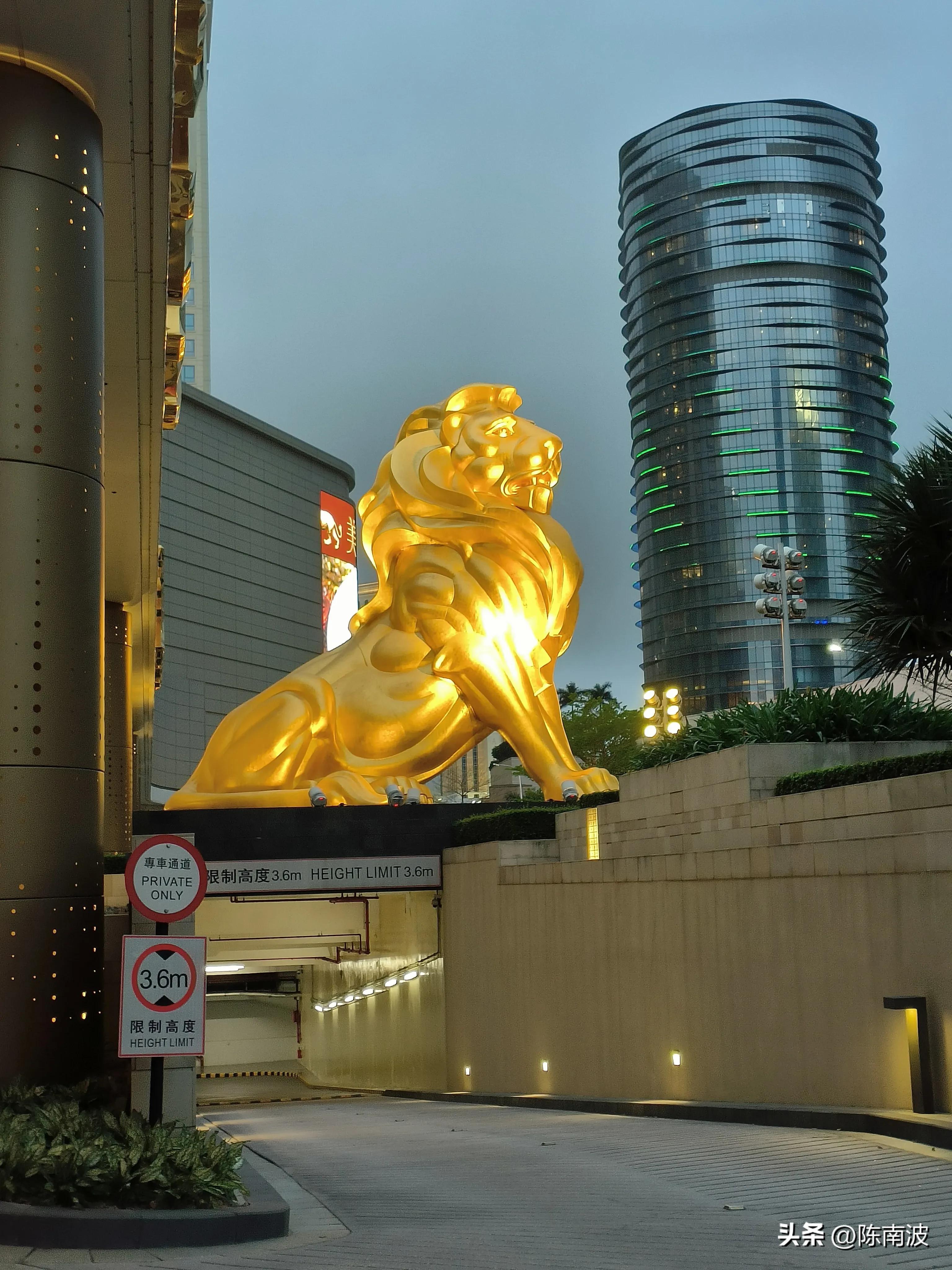 澳门美狮美高梅酒店夜景,澳门美高梅酒店介绍