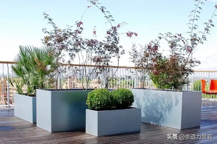 花箱小庭院景观设计,庭院花箱设计款式大全