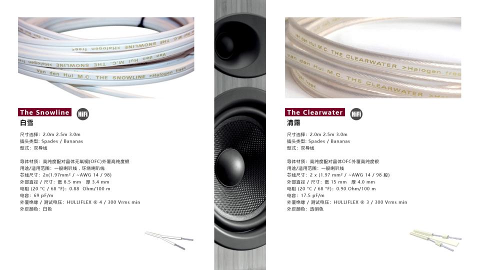 荷兰范登豪VandenHul线材、音响器材、唱头数据参数目录大全