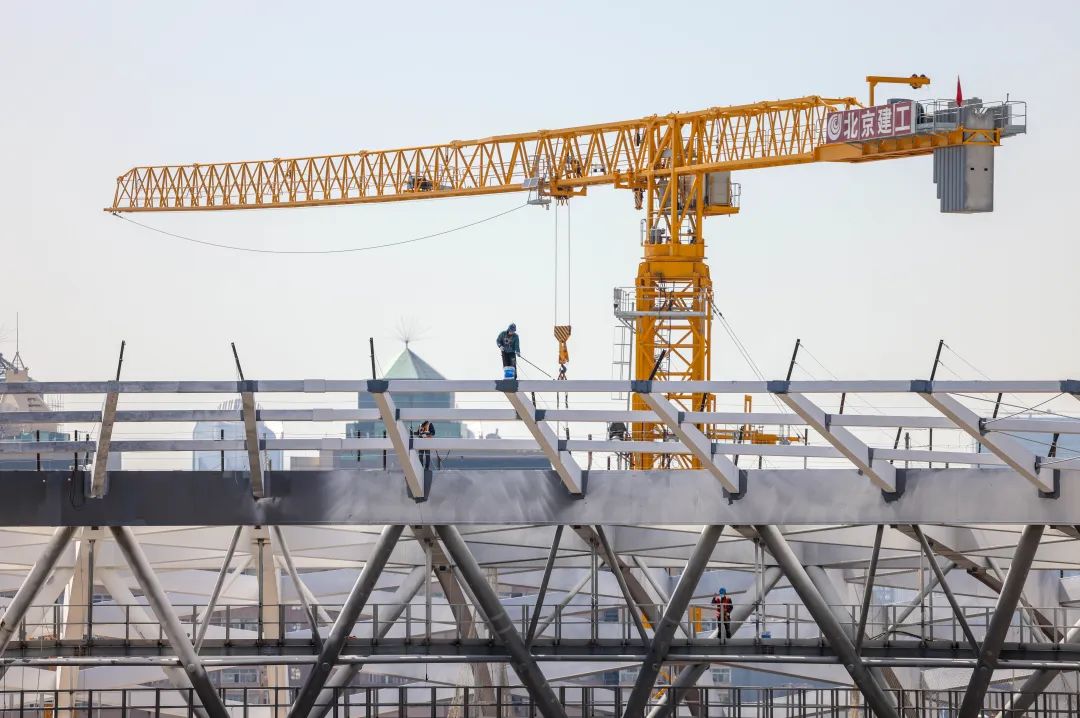 工体施工进展图,新工体外立面完工整体亮相