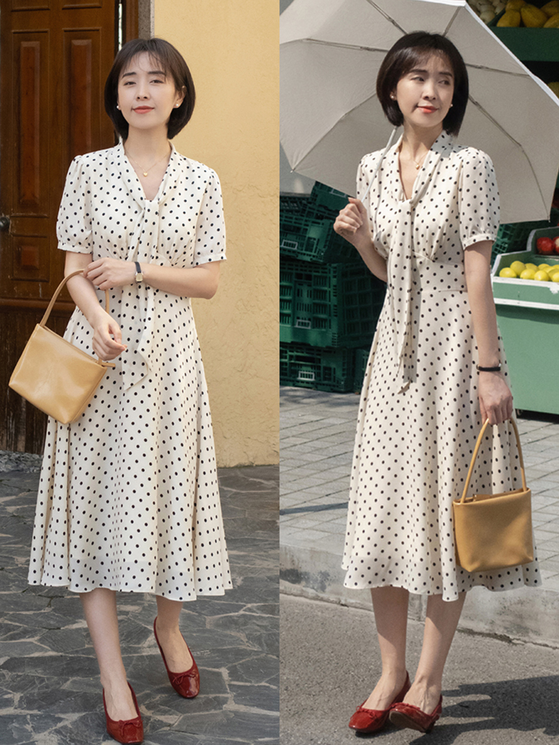 连衣裙穿搭风格高级感合集,魅力十足的连衣裙穿搭