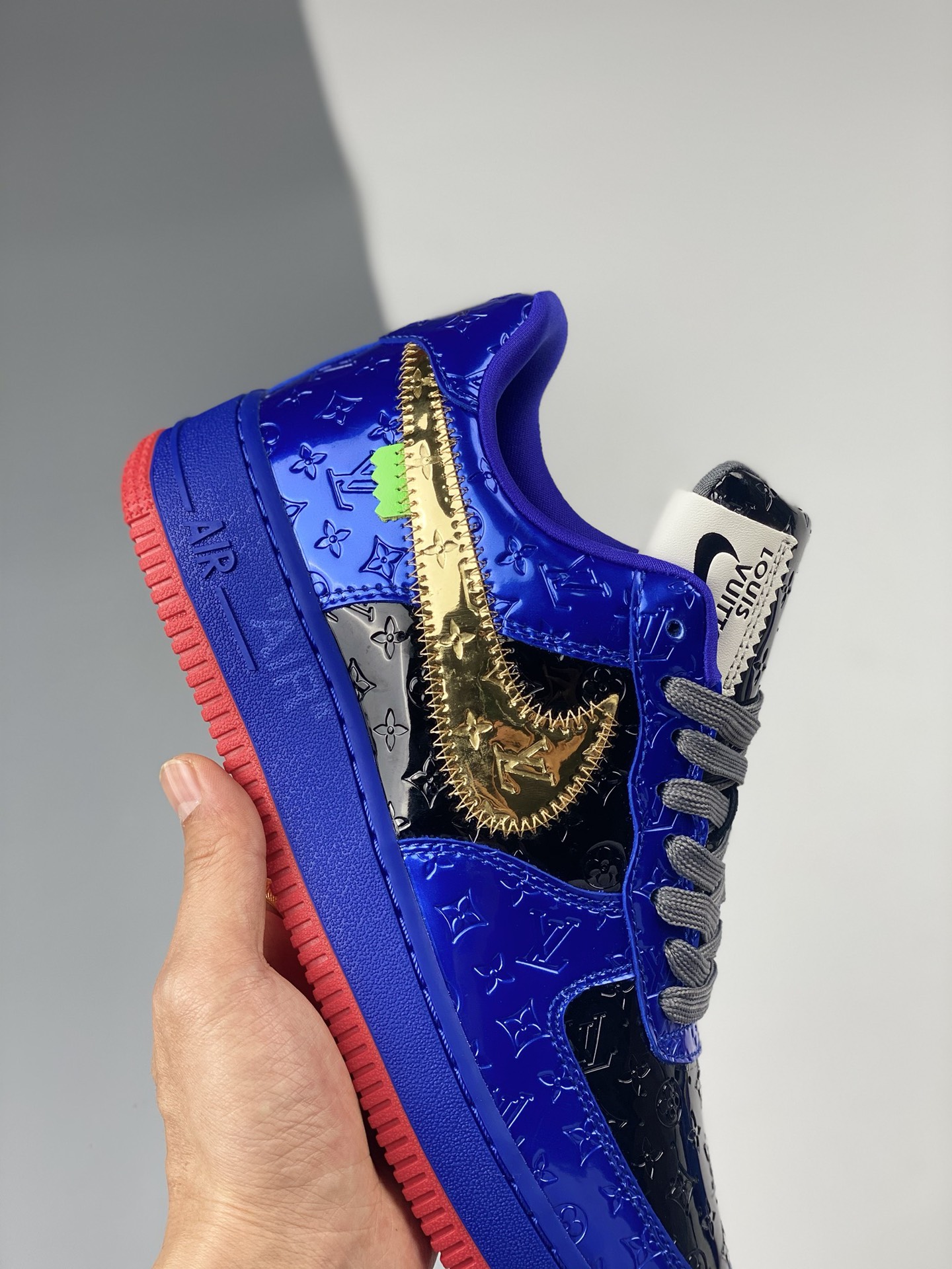 louisvuitton休闲鞋纯黑,nike路易威登联名鞋空军一号