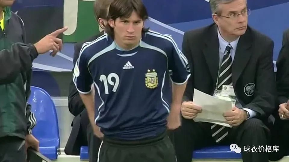 梅西06年球衣,06年梅西世界杯首球