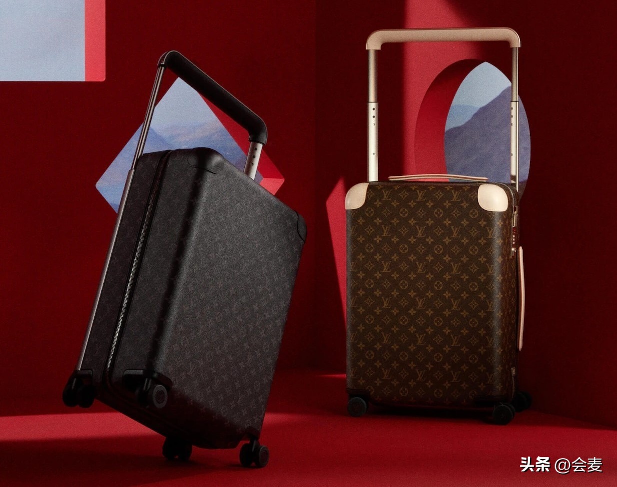 lv路易威登四轮拉杆箱,lv路易威登推出全新行李箱包包