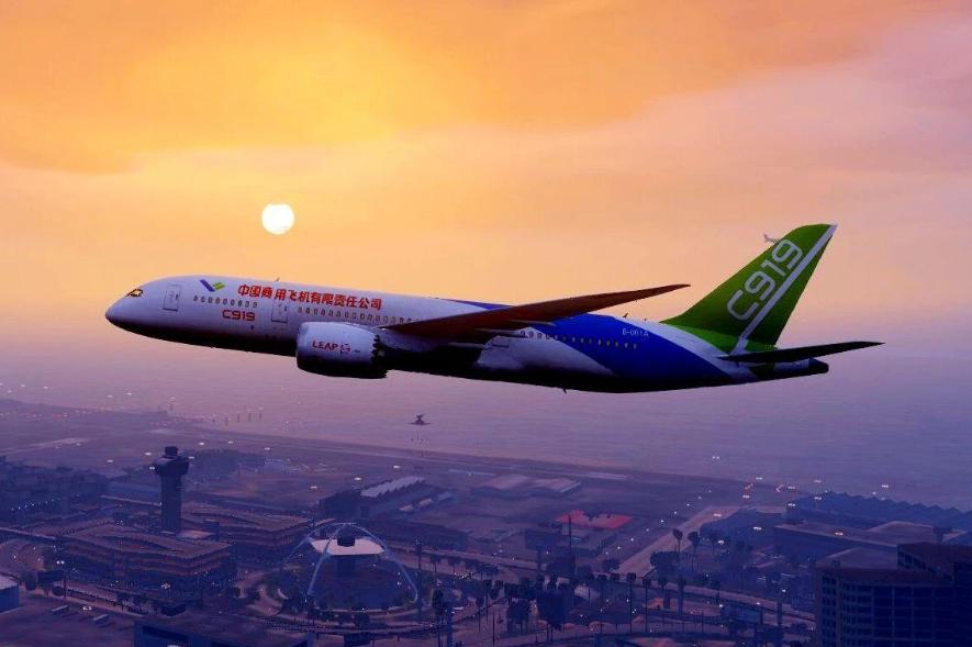 中国c919客机订单与波音对比,美国评价c919客机再获300架订单