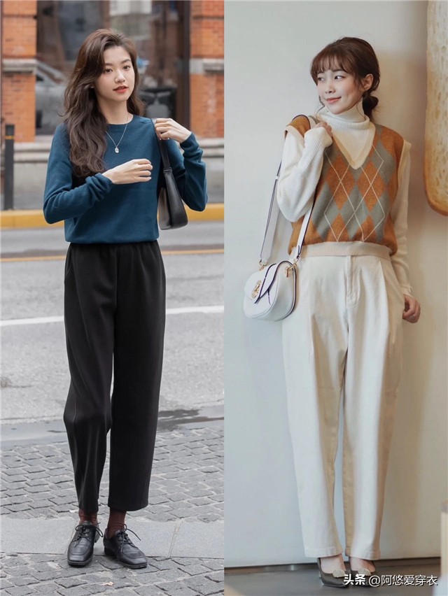 卡其色哈伦裤的十种搭配方法,卡布里裤适合人群