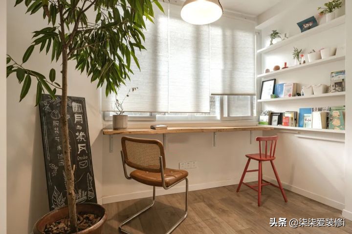 晒一晒75m²暖意小居室，半住与半工形式结合，在家能实现办公自由