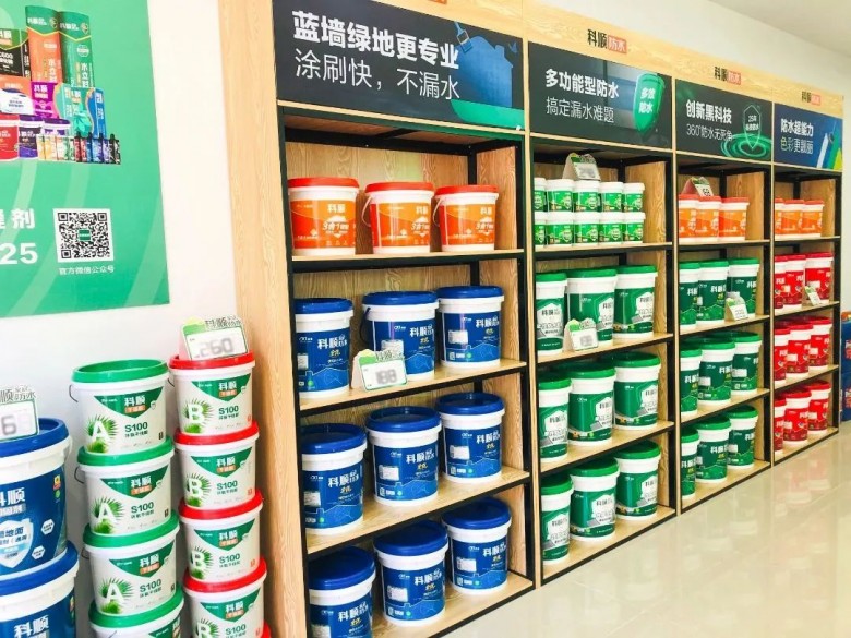 科顺家装防水门店如何经营,科顺防水卷材二型3mm厚多少钱一卷