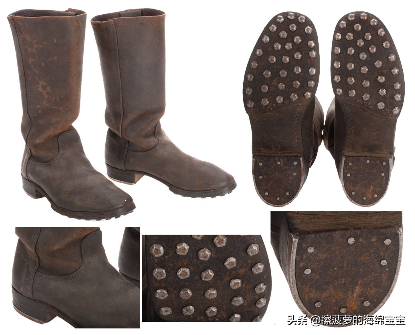 二战时期德国专用军靴,二战德国军靴长筒图片