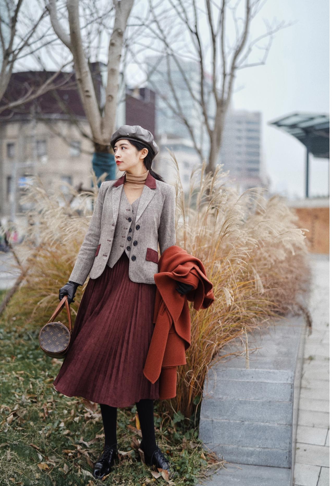 风琴褶半裙适合什么身材,半裙最流行款式