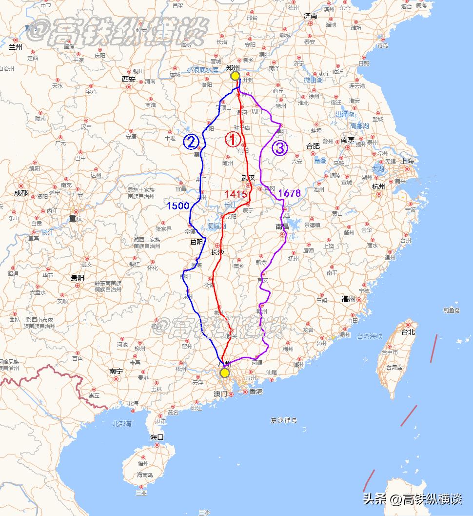 郑州到广州高铁第二通道,郑州至广州高铁途经哪些站