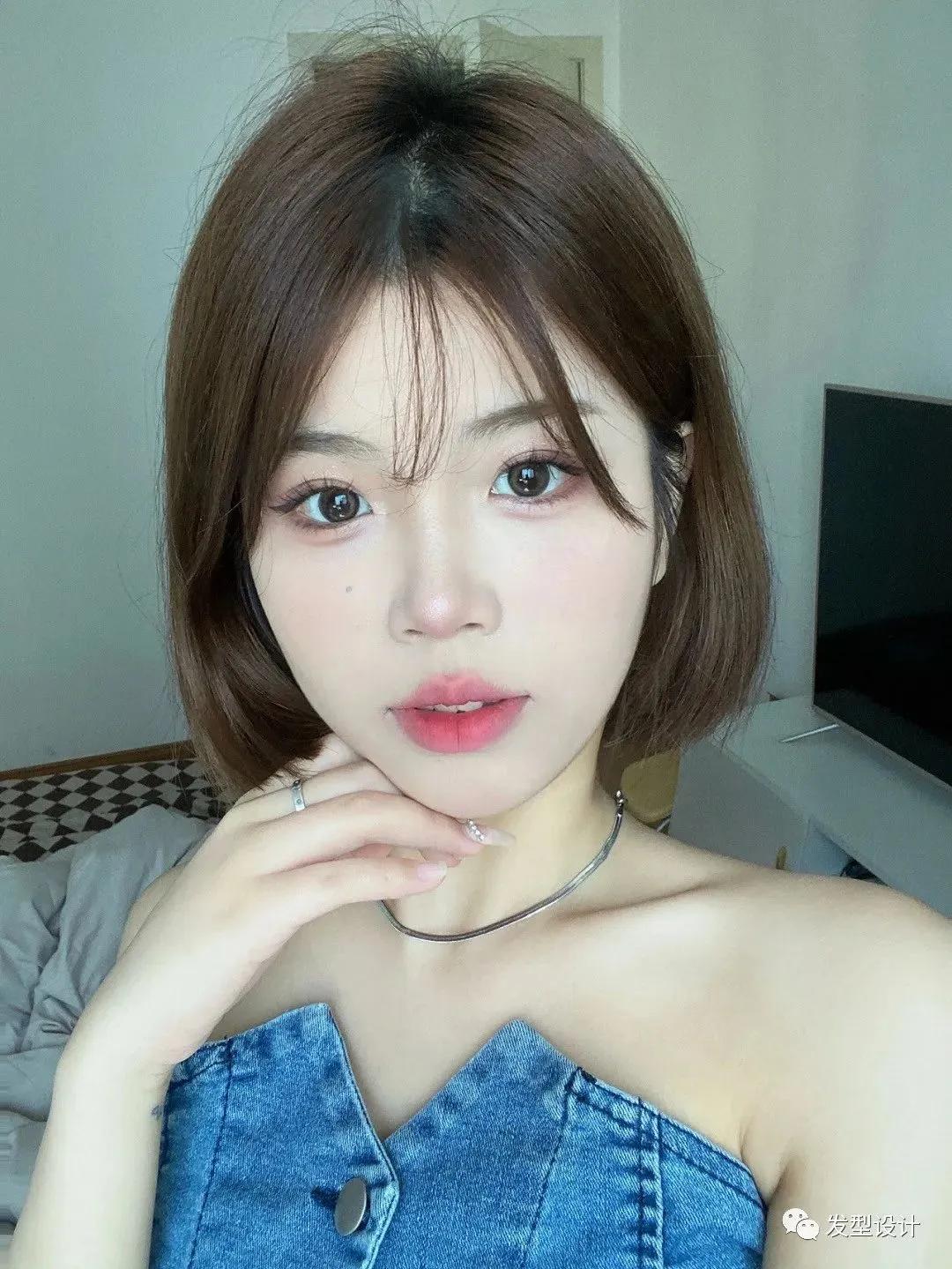 短发推荐大圆脸利落,2021圆脸大脸最火短发