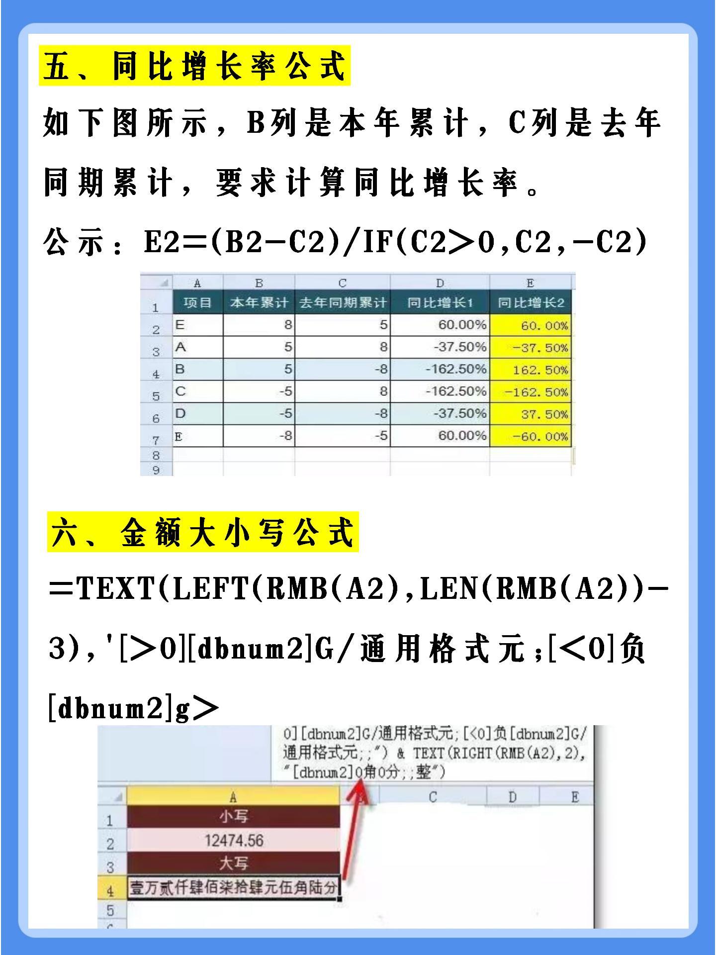 会计常用的excel函数公式大全,会计必会excel函数公式套用大全