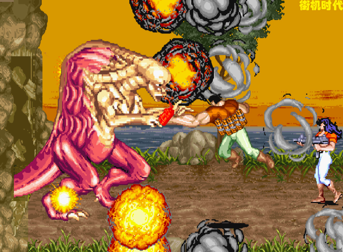 街机游戏恐龙快打讲了什么故事,街机恐龙快打的故事