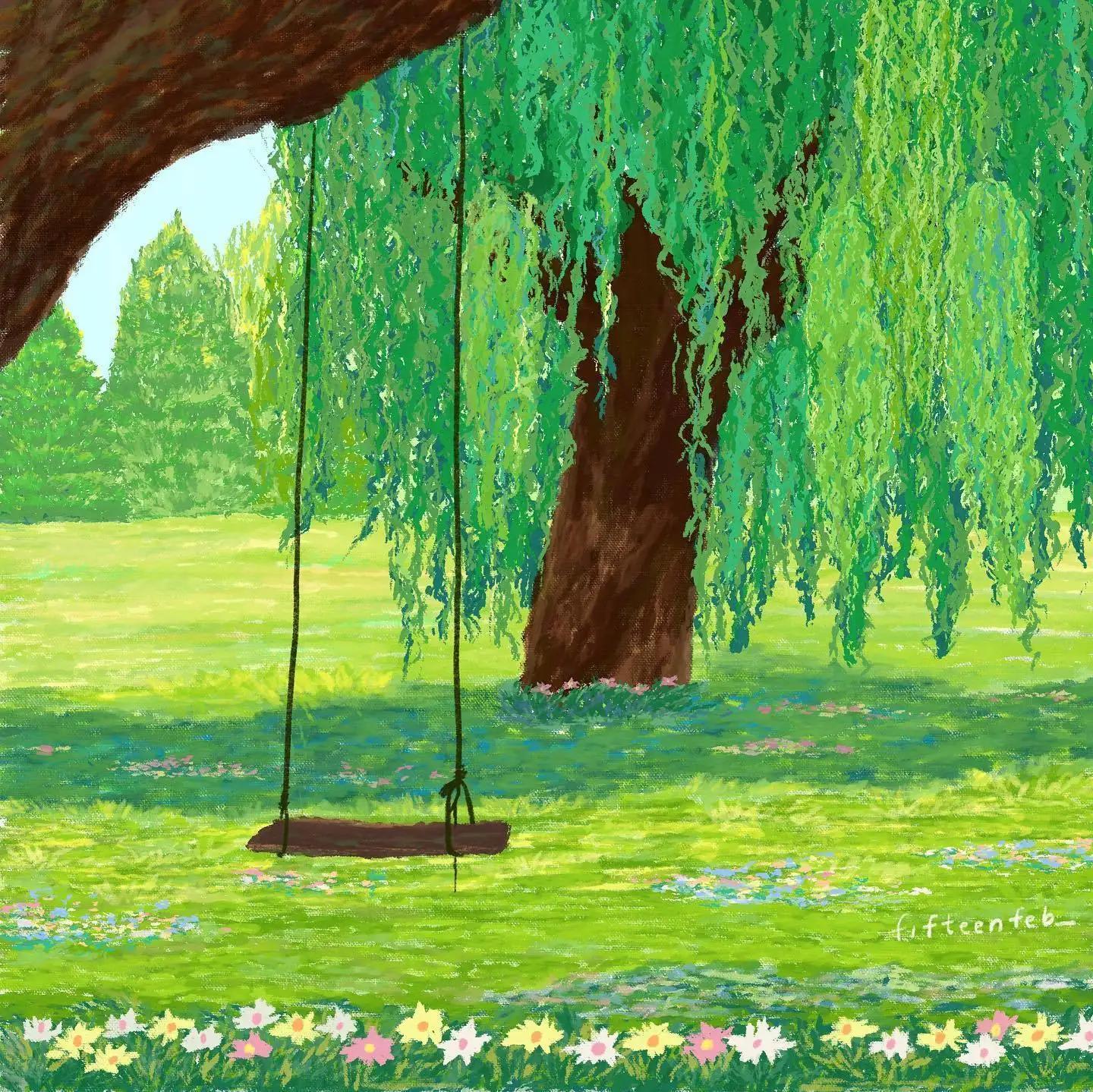 一组极具个人风格的插画,一组很有意境的插画