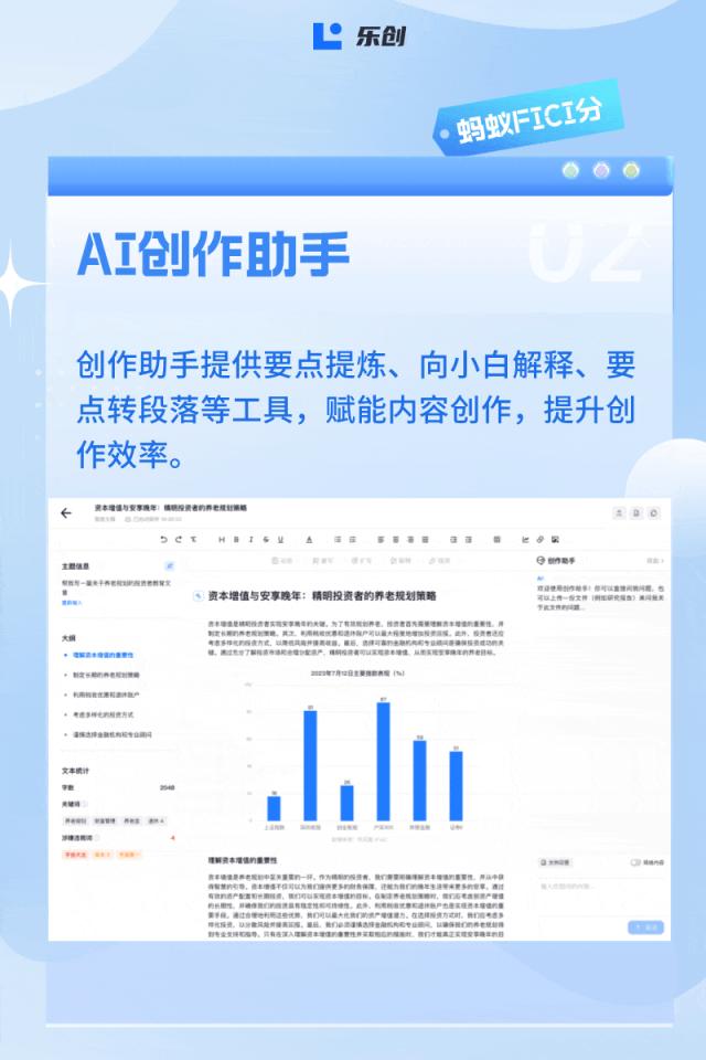 【智能创作】乐创助力机构轻松应对新版FICI分考核！