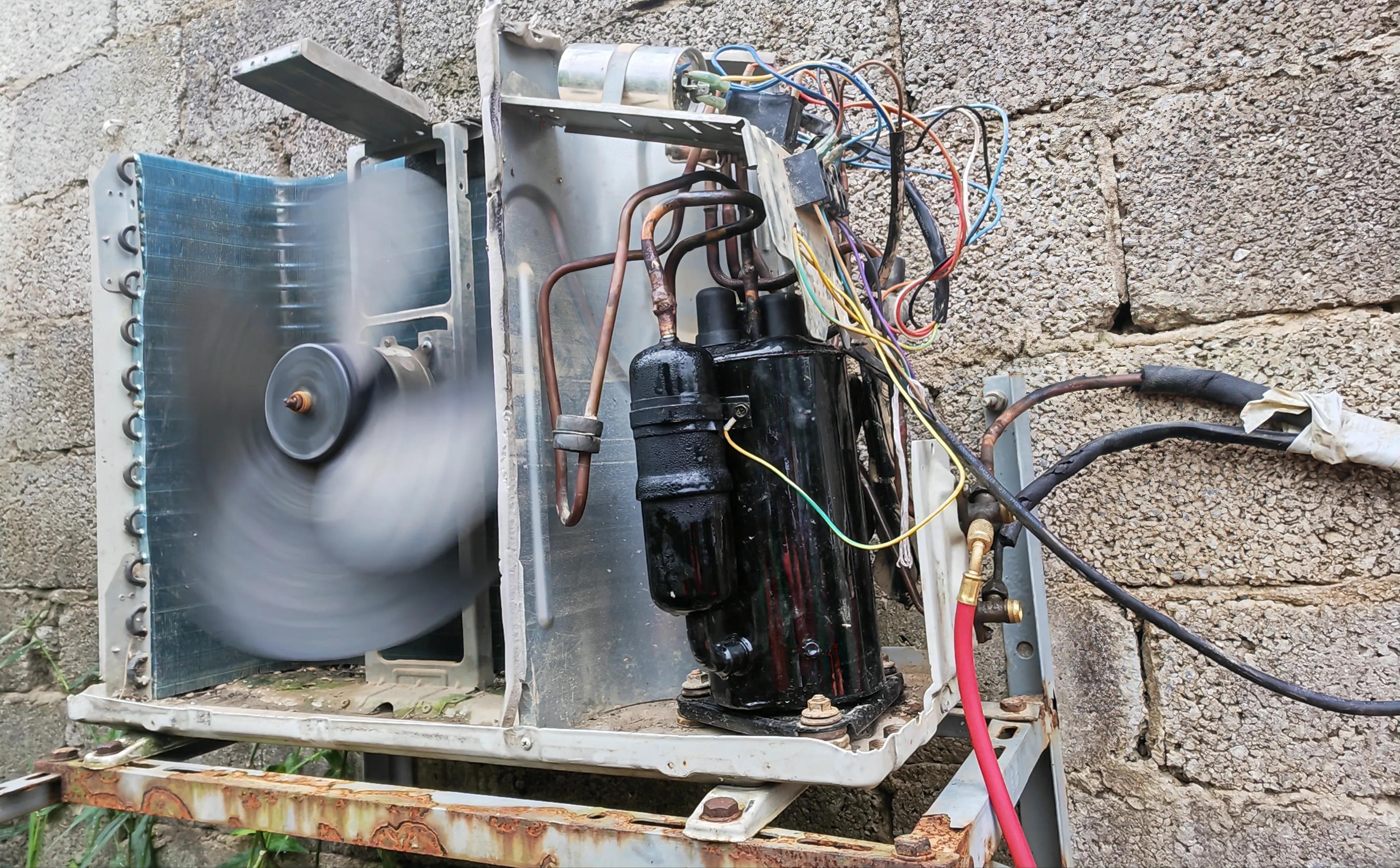 空调外机电源没有电是什么原因,空调室外机电源灯亮