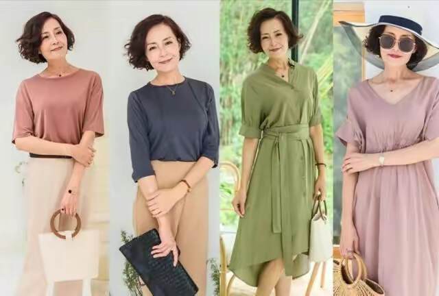 百搭丝巾时髦又有气质显气色,适合搭配牛仔裙的丝巾