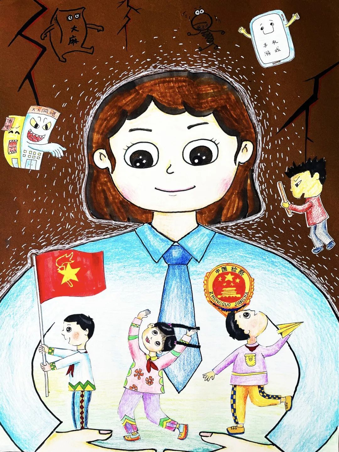 关于未成年人法治手绘画,未成年人法治手绘画廊是什么