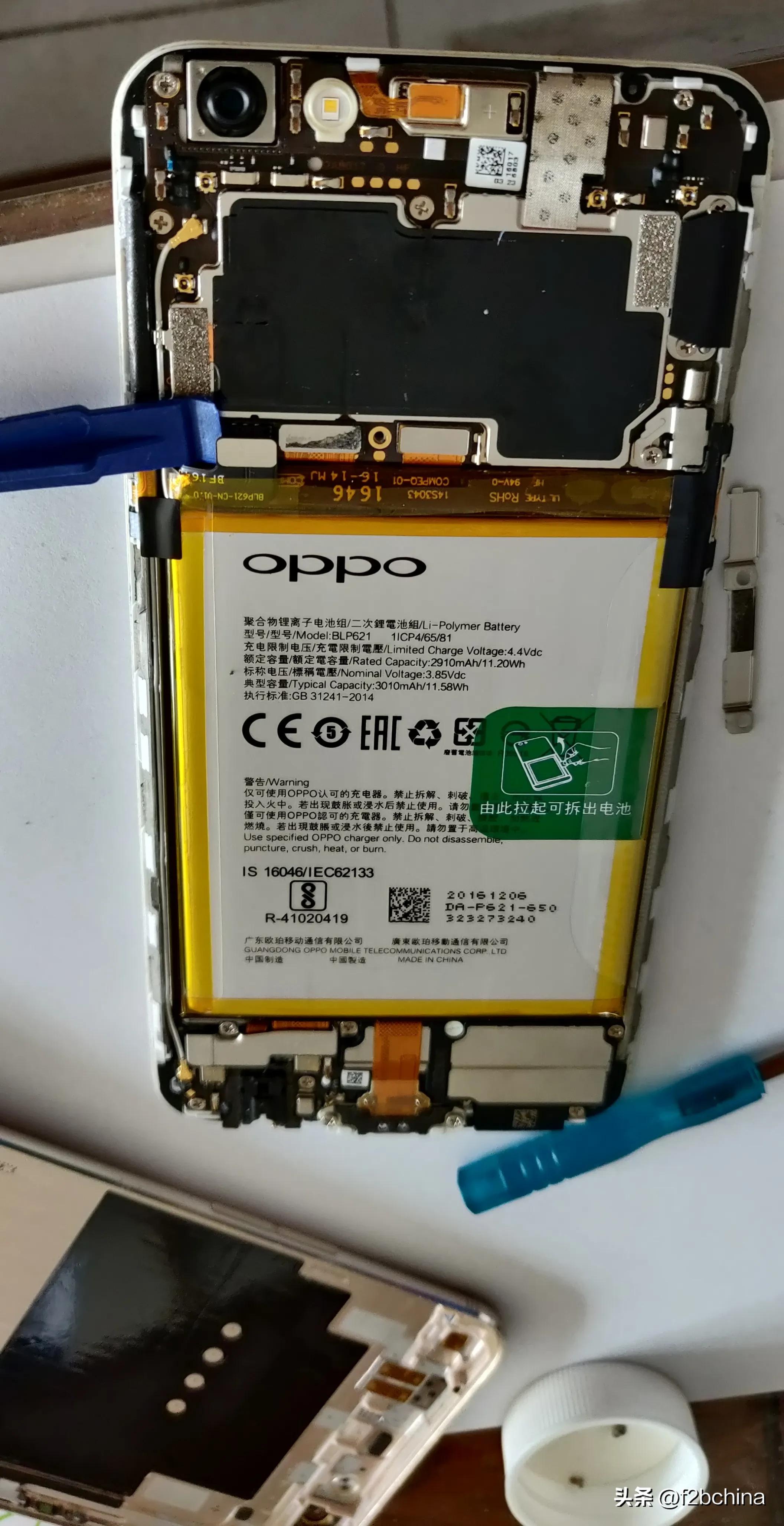 oppor9s手机换电池多少钱,oppor9s换电池视频
