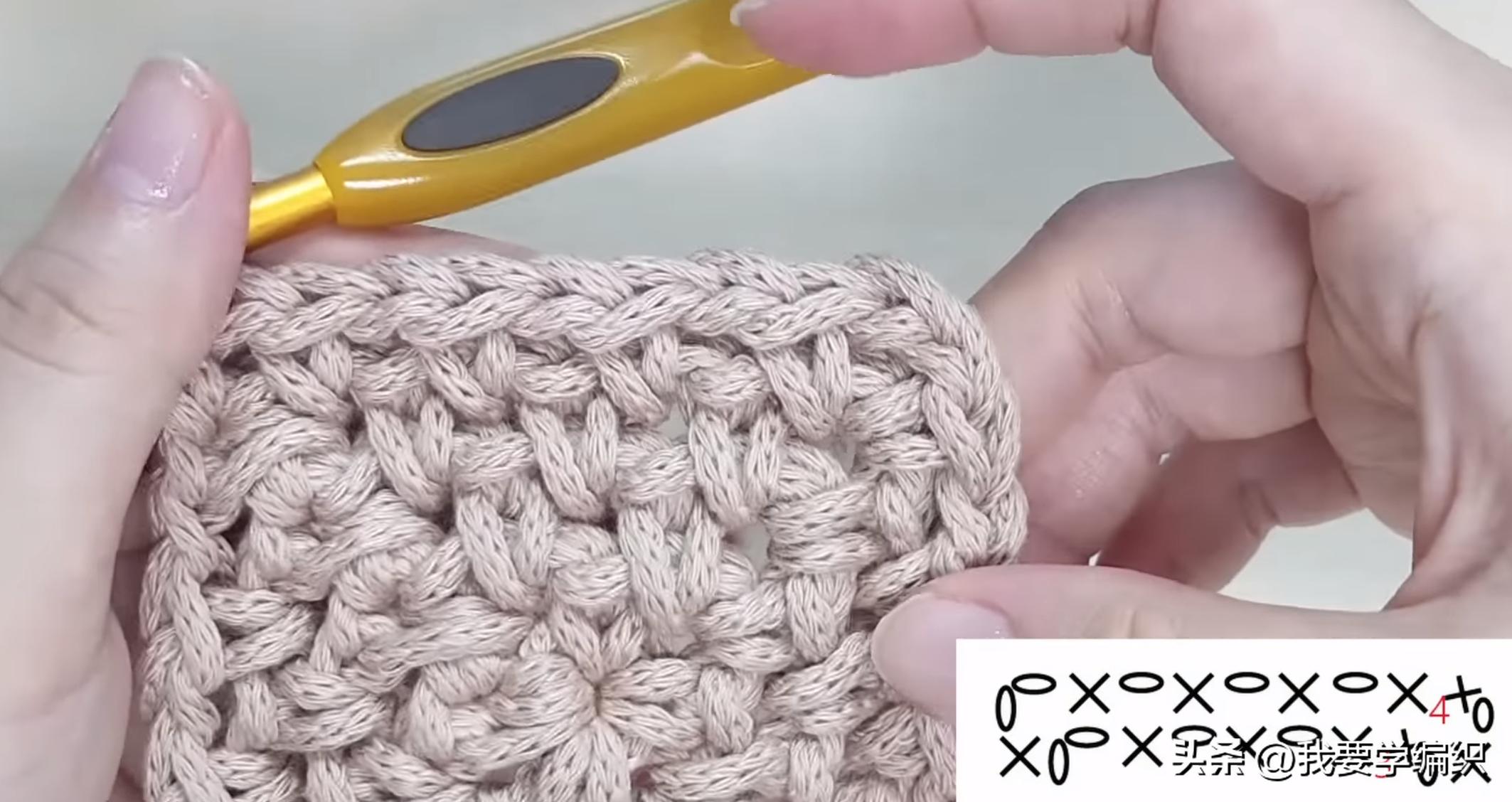 适合小姑娘提的手提包编织教程,小巧型编织包