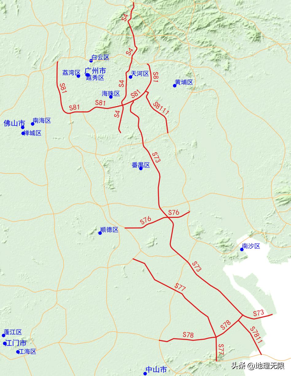 广东高速公路网最新地图,广东省高速公路网地图高清版