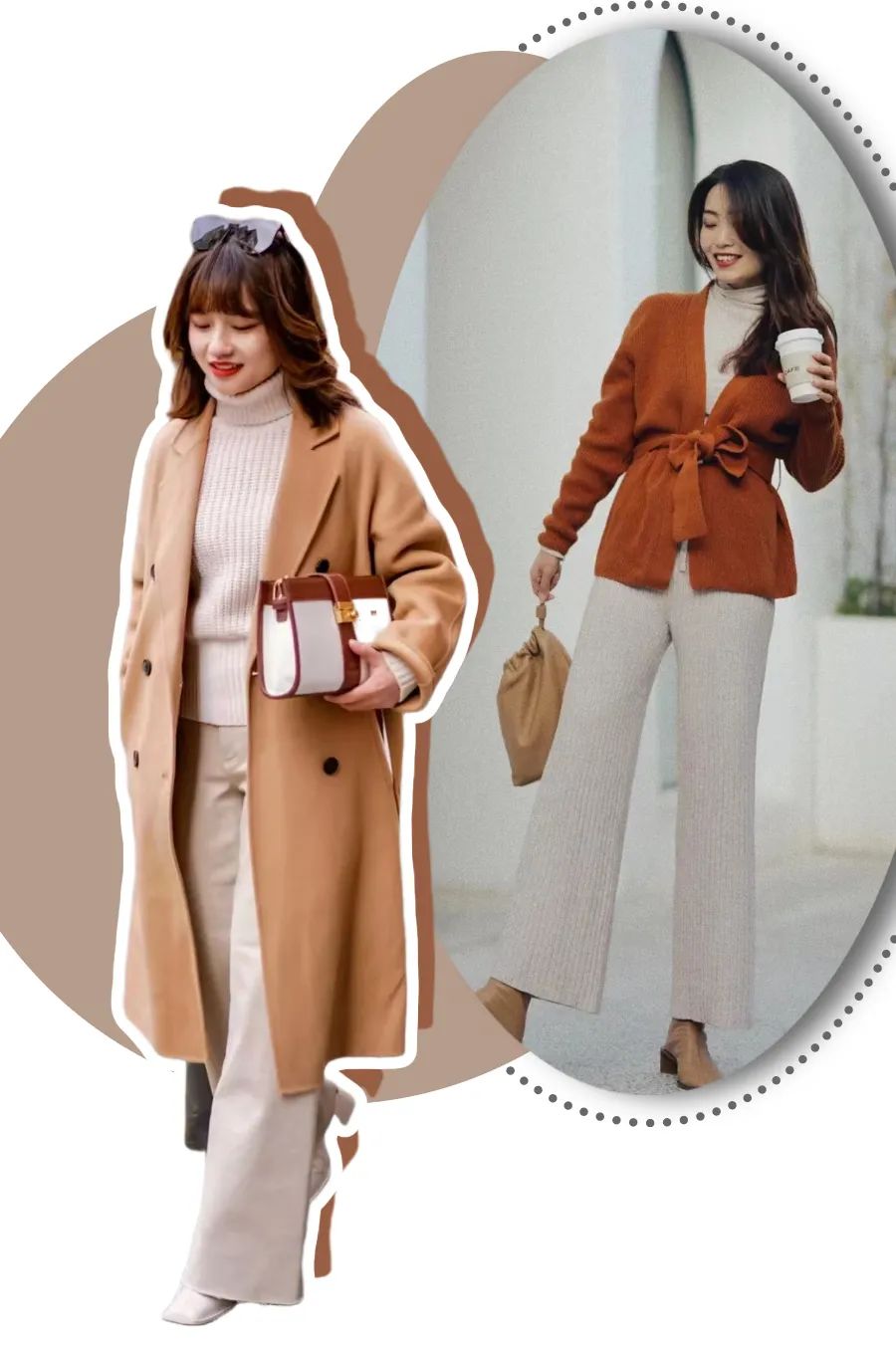 显瘦垂感阔腿慵懒风裤,阔腿裤垂坠感显腿细牛仔裤