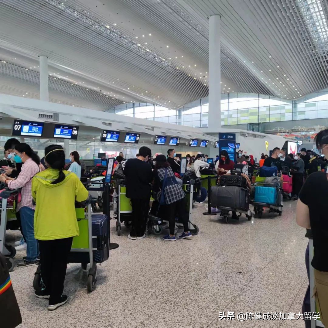 参加“多大”孩子毕业典礼的云姐搭南航航班离境和入境加拿*纪大**实