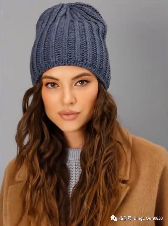女士针织年轻款的洋气针织帽,针织帽合集