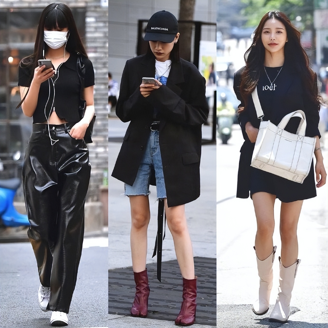 韩国人真的很爱穿黑色衣服,韩国人对身材的执着