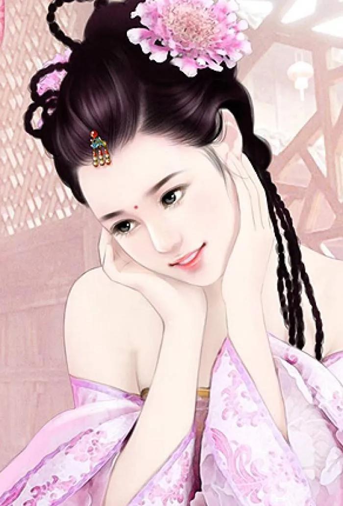 精美手绘手机壁纸古装演员,唐嫣古装高清壁纸