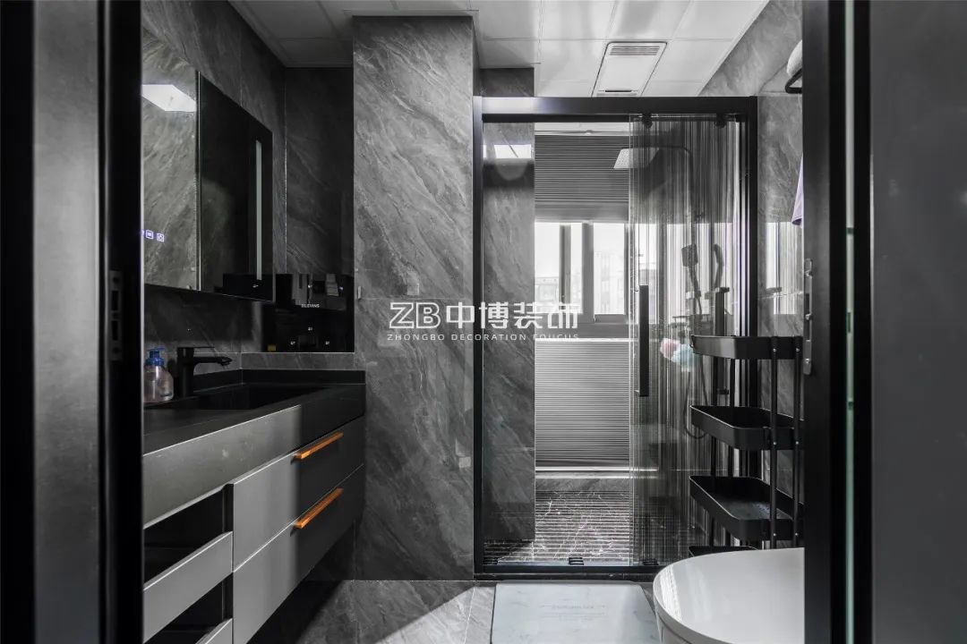 138平米简约轻奢灰白装修得多少钱,88平米灰白现代轻奢装修风格