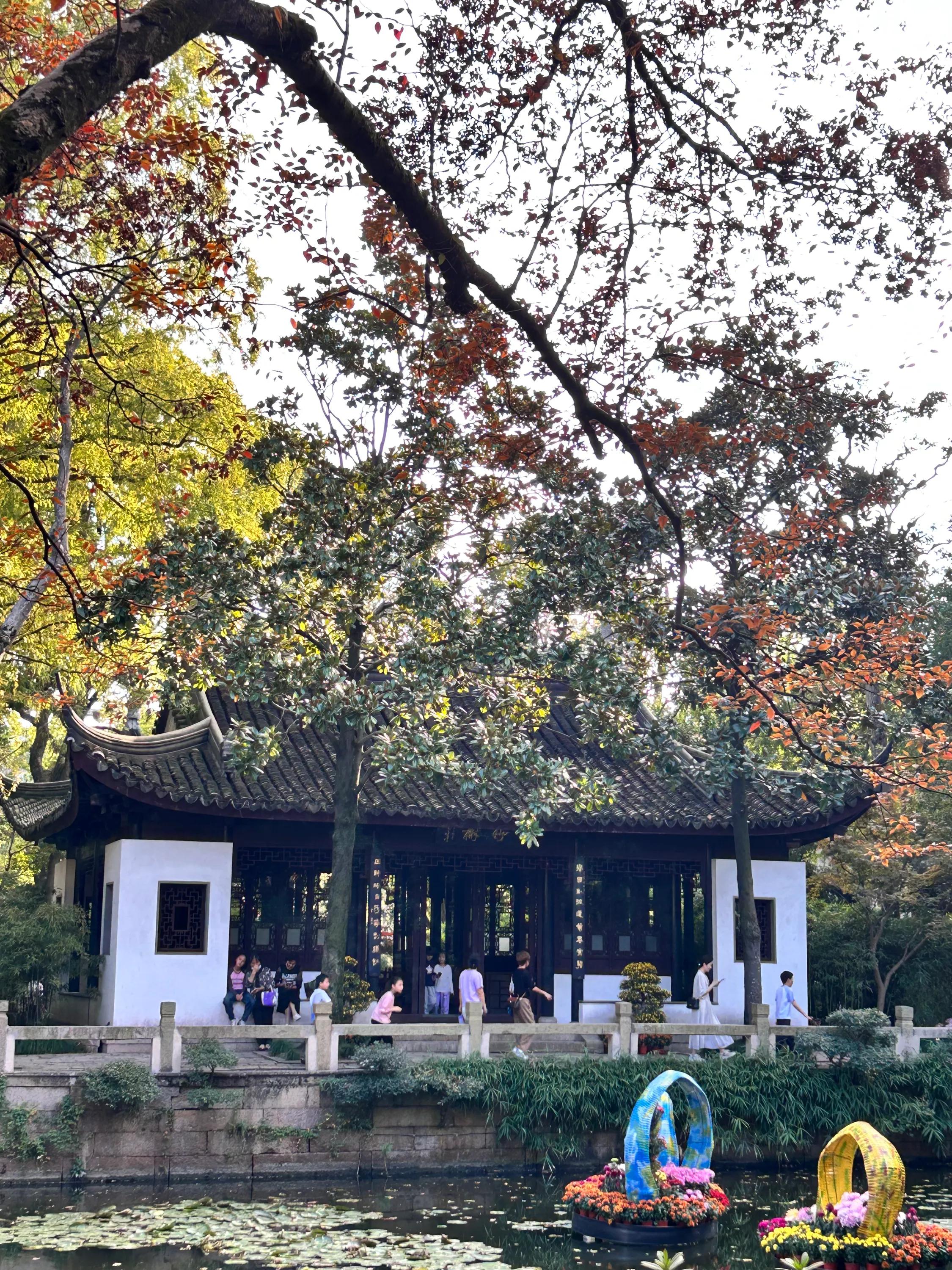 青浦古典园林图片,曲水园上海五大古园林之一