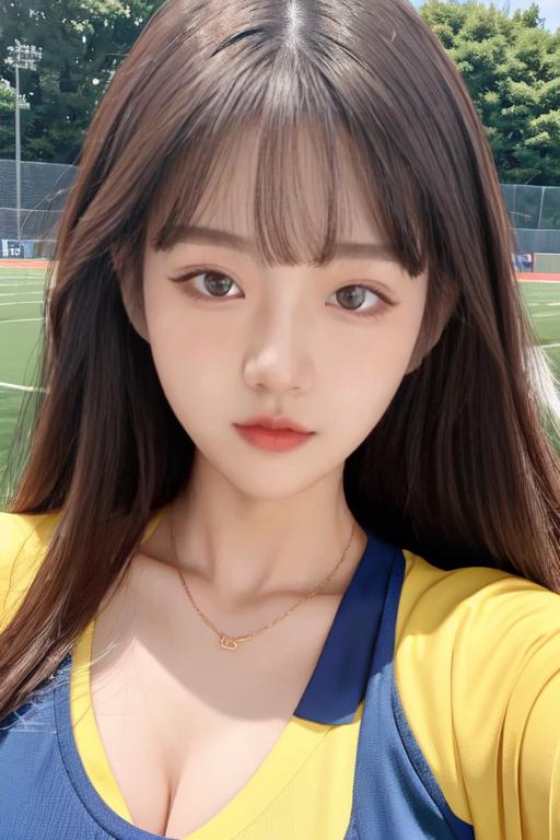 足球宝贝二次元少女,ai足球美女