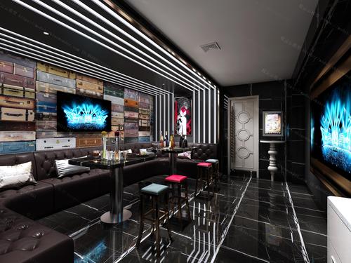 高科技ktv包厢装修,家庭ktv沙发用什么样式