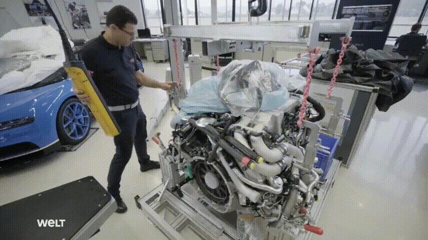 布加迪95968拼装教程,高清实拍布加迪