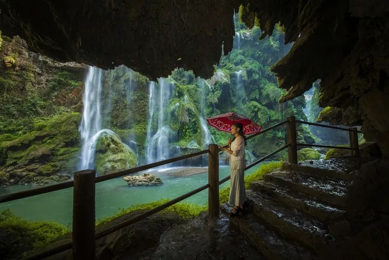 邂逅秋日贵州,黔西南州马岭河峡谷大瀑布