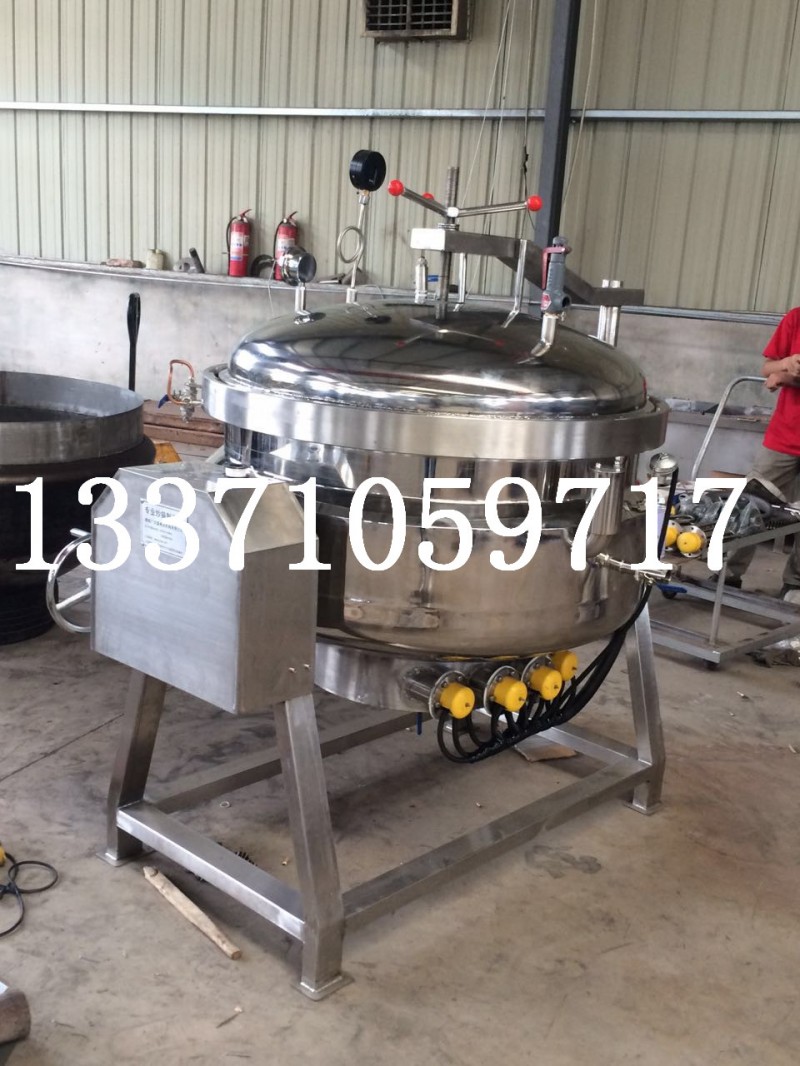 工厂卤肉锅设备,肉制品加工厂电煮锅