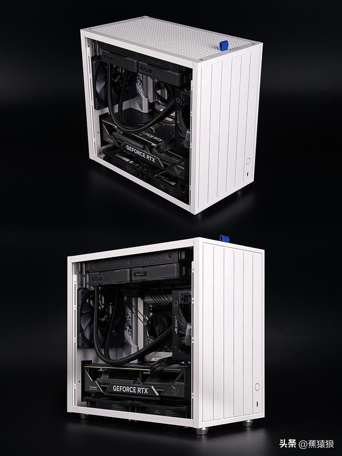 代码36KROGB760-GTUF4070TI，简约黑白调AKLLAA6MMATX机箱装机秀