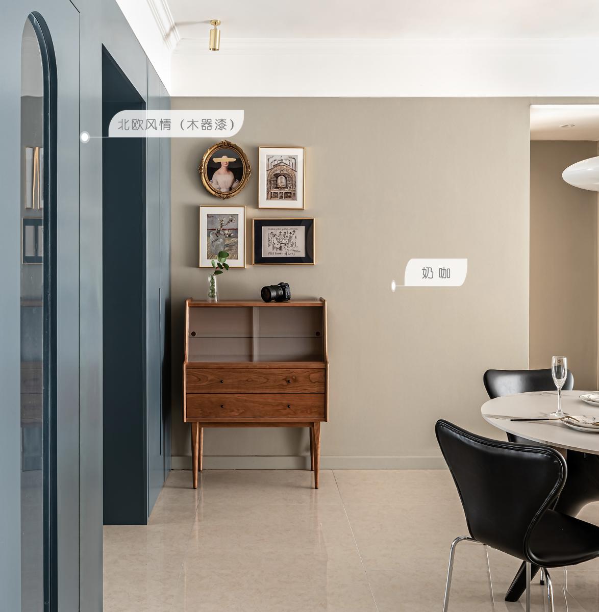 现代和复古的碰撞，喜欢我家的颜色