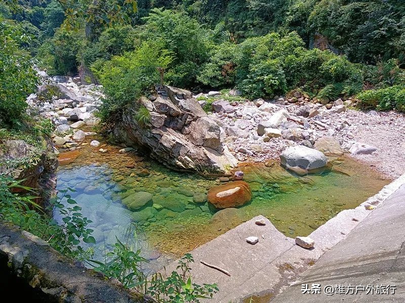 猴寨瀑布图片,猴寨溪谷