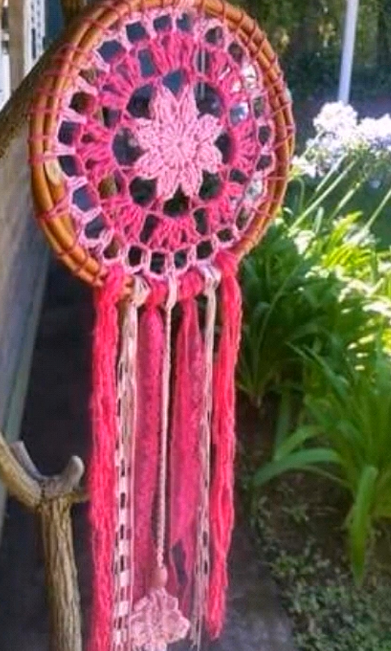 钩针编织各种墙挂花篮,钩针花环墙挂玫瑰花教程