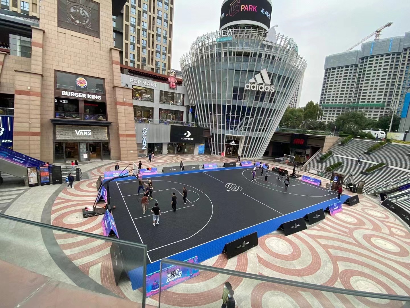 西安奥体中心室外篮球场,西安哪里的室外篮球场最出名